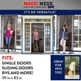 thumbnail image 3 of Magic Mesh Elite 83” x 39” Hands Free Magnetic Screen Door, 3 of 6