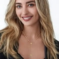 thumbnail image 5 of High Polish Rosary Bead Necklace in 14K Gold, 5 of 8