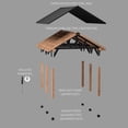thumbnail image 8 of Range Cedar and Steel Gazebo with Lofted Roof and PowerPort, 8 of 8