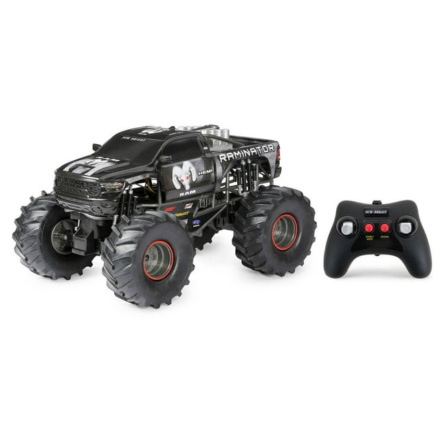 New Bright 1:10 Scale Radio Control Raminator Monster Truck - Black