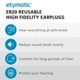 thumbnail image 3 of Etymotic Ety-Plugs Reusable High-Fidelity Earplugs, 1 Pair, 3 of 10