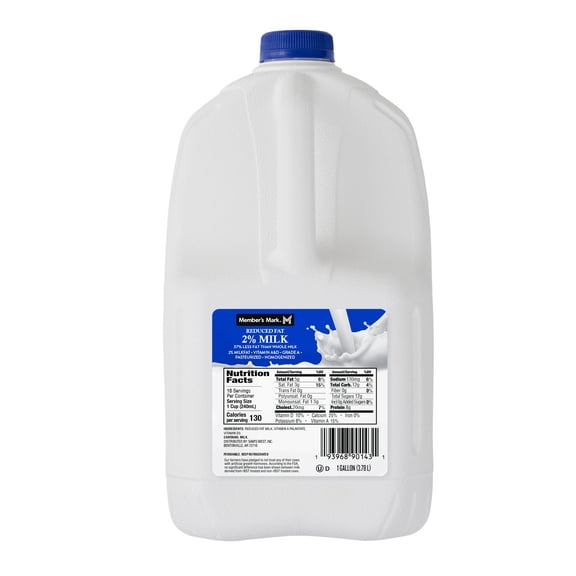 Member’s Mark 2% Reduced Fat Milk 1 gal.