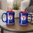 thumbnail image 5 of Logo Brands Texas Rangers 14oz Relief Mug Set, 5 of 5