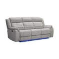 thumbnail image 13 of Tristan 3pc Fabric Power Reclining Set with Heat and Massage, Gray, 13 of 23