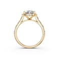 thumbnail image 2 of 3.70 CT.T.W. Lab Created Cushion Cut Diamond Ring in 18K Gold, 2 of 3