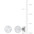 thumbnail image 4 of Lab Created Diamond Earrings in 14K Gold, 4 of 4