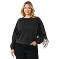 thumbnail image 5 of Edited by Maren Morris Women's Fringe Sweatshirt, 5 of 13