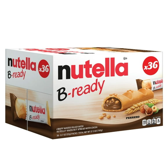 Nutella B-Ready Crispy Wafers, 0.7 oz., 36ct
