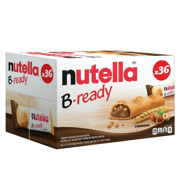 Nutella B-Ready Crispy Wafers, 0.7 oz., 36ct