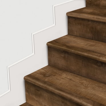 Select Surfaces Golden Walnut Stair Nose Molding (5-pack)