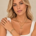 thumbnail image 5 of Toggle Pendant Necklace in 14K Gold, 5 of 5