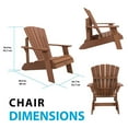 thumbnail image 2 of Lifetime Weather-Resistant Adirondack Chair, 2 of 12