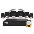 thumbnail image 1 of Defender AI POWERED Sentinel 4K Ultra HD Wired 8 Channel PoE NVR Security System with 6 Metal Cameras 1TB HDD, 1 of 9