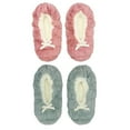 thumbnail image 4 of Brookstone Women's 2-Pack Cozy Slipper Sock, 4 of 10