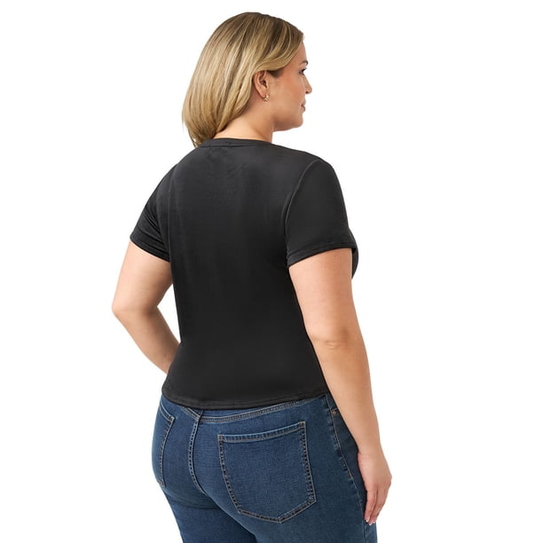Edited by Maren Morris Women's Velvet Short Sleeve Tee - Samsclub.com