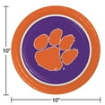 thumbnail image 2 of Collegiate Round Paper Plates, 10", 85 ct., Choose Your Team, 2 of 6