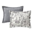 thumbnail image 4 of Member's Mark 3-Piece Printed Plush Comforter Sets, Assorted Sizes, 4 of 5