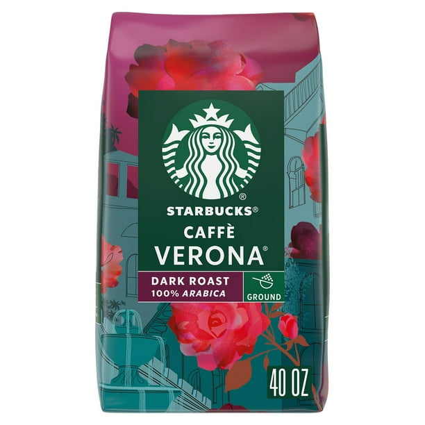 verona duty free tobacco Starbucks Caffe Verona Dark Roast Ground Coffee, 40 oz