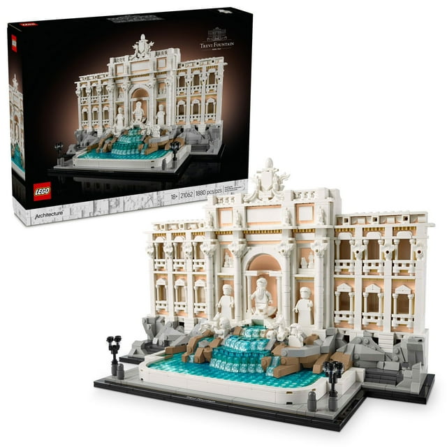 LEGO Architecture Trevi Fountain Building Set for Adults, 1880 pcs.