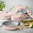 thumbnail interactive-video image 1 of Member's Mark 11-Piece Modern Ceramic Cookware Set, 1 of 21