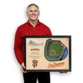 thumbnail image 4 of YouTheFan MLB 25-Layer Stadium View 3D Wall Art, 4 of 5