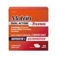 thumbnail image 1 of Motrin Dual Action with Tylenol, Ibuprofen & Acetaminophen, 160 ct., 1 of 9
