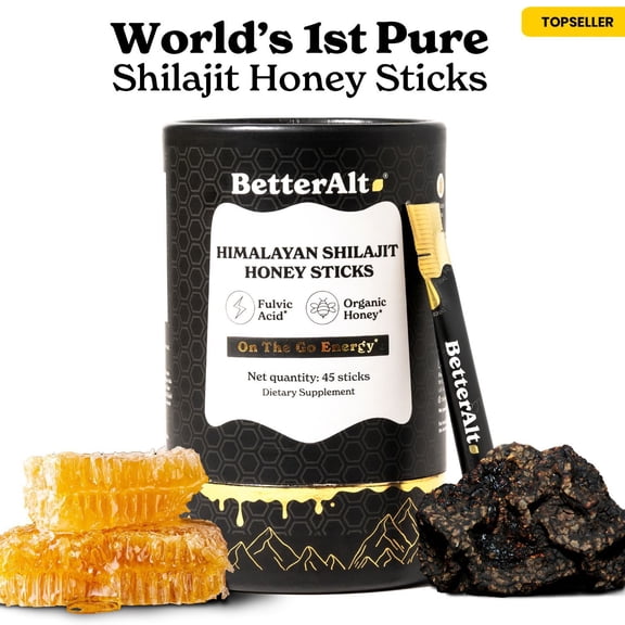 BetterAlt Shi-Lajit Honeysticks, 45 ct.