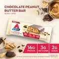 thumbnail image 4 of Atkins Chocolate Peanut Butter Meal Bars, High Fiber, 16g of Protein 15 ct., 4 of 9