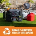 thumbnail image 7 of 12,500/10,000-Watt Tri Fuel Electric Start Inverter Generator with 458CC Engine OHV Engine, 7 of 8
