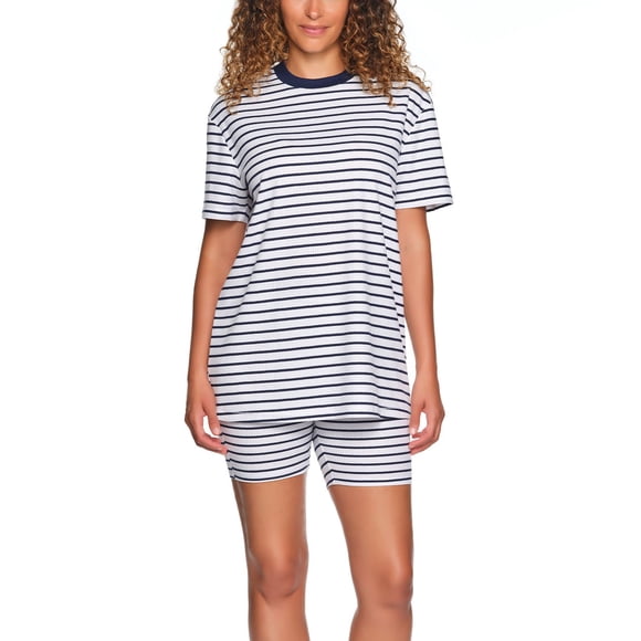 LOFT Women's 2-Piece Bike Short Pajama Set