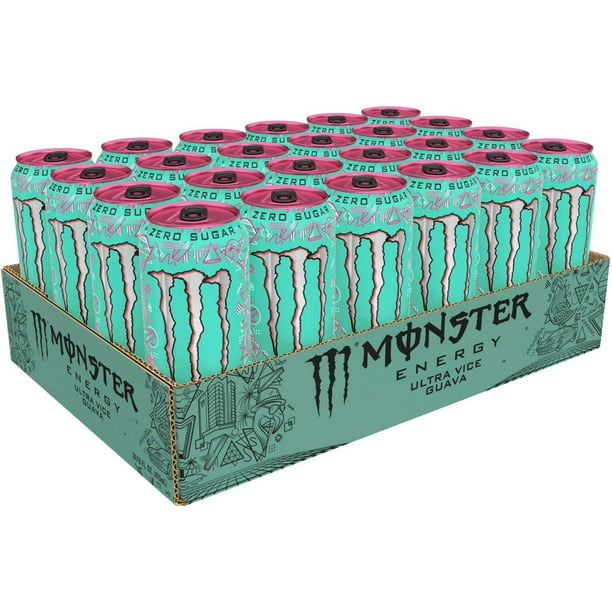 Monster Ultra Energy Drink, Vice Guava, 16 fl. oz., 24 pk