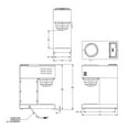 thumbnail image 3 of BUNN VPR 12-Cup Commercial Pour-Over Coffee Maker with 2 Glass Carafes, 3 of 4