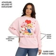 thumbnail image 5 of Character Women's Valentine's Day Crew Neck Sweatshirt, 5 of 6