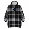 thumbnail image 1 of Pegasus Sports Carolina Panthers Wearable Sherpa Throw, 1 of 5