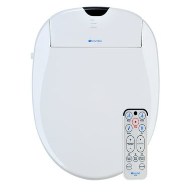Brondell Advanced Bidet Toilet Seat with Bonus Filter, Elongated or Round
