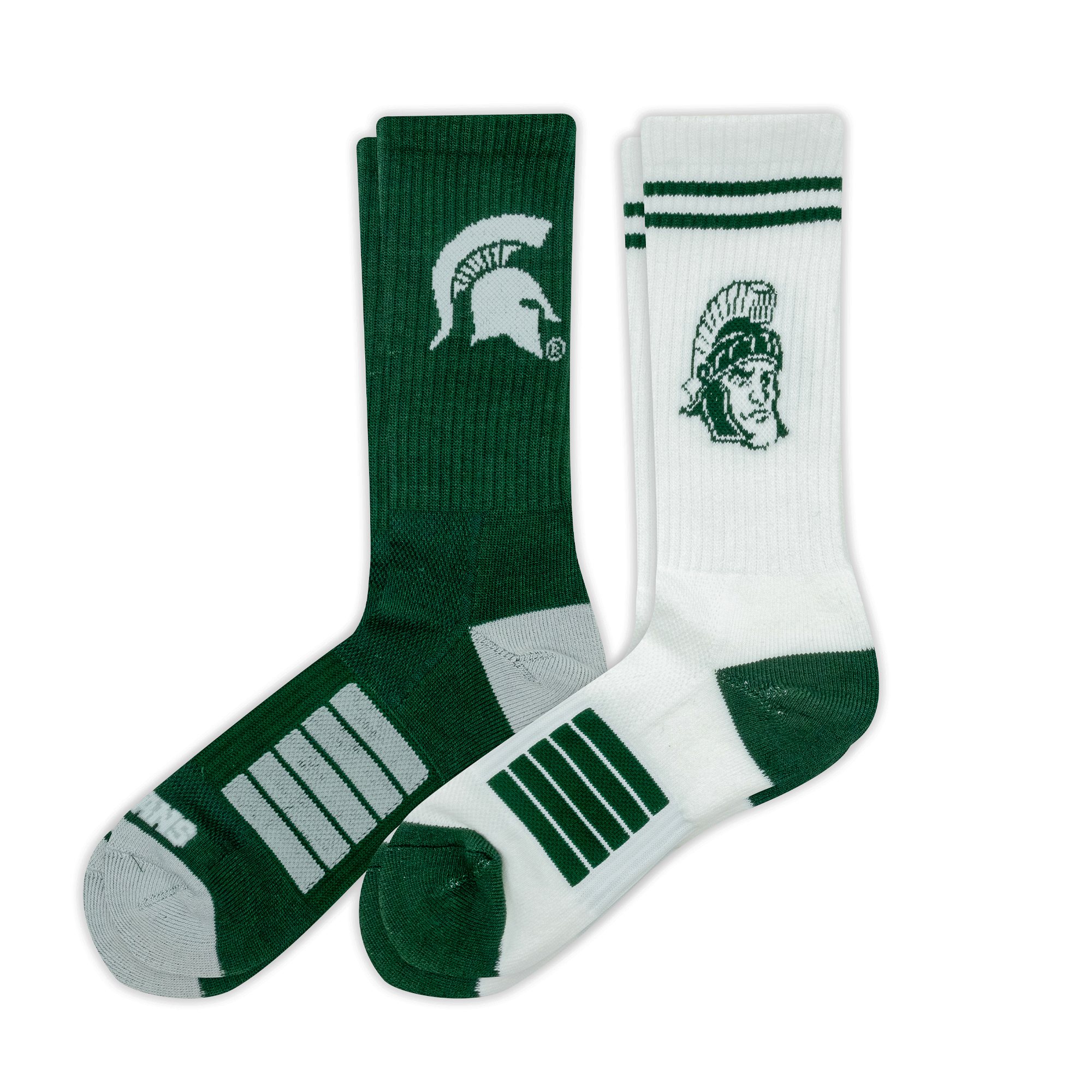 Michigan Tech Socks Michigan State Spartans Adult 2-Pack Crew Socks - Samsclub.com