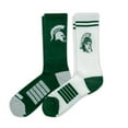 thumbnail image 1 of Michigan State Spartans Adult 2-Pack Crew Socks, 1 of 2