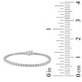 thumbnail image 5 of Lab Created Round Cut Diamond Tennis Bracelet in 18K Gold, 5 of 8