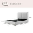 thumbnail image 3 of details by Becki Owens Harper Upholstered Bed Frame, Assorted Colors & Sizes, 3 of 15
