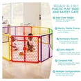 thumbnail image 6 of Regalo 8-Panel Super Wide 2-in-1 Baby Gate and Play Yard, 6 of 9