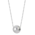 thumbnail image 3 of Cultured Freshwater Pearl Solitaire Necklace and Stud Earring Set, 3 of 6