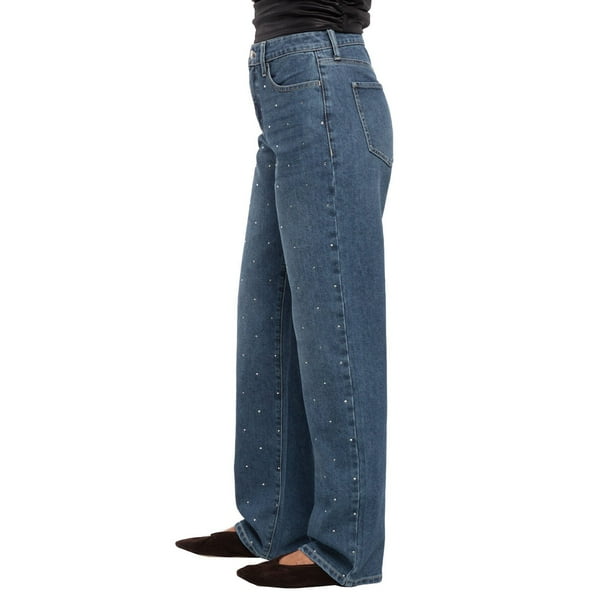 Express Women's Embellished Straight Leg Jean - Samsclub.com