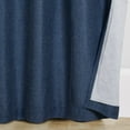 thumbnail image 3 of Sun Shield Chalmer Linen Blend 100% Blackout Panel Curtains (Pair) 7' to 9' Options, 3 of 4