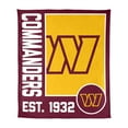 thumbnail image 1 of Logo Brands Washington Commanders 60"x70" Super Plush Blanket, 1 of 6