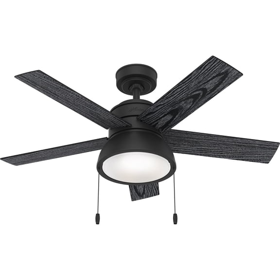 Hunter 44" Lilliput Ceiling Fan with Light Kit and Pull Chain