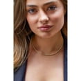 thumbnail image 5 of Round Cut Diamond Riviera Tennis Necklace In 14K Gold, 5 of 6