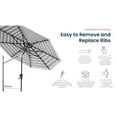 thumbnail image 15 of Above 9' Patio Market Umbrella OneClick Gen2 with Push Button Tilt, 15 of 17