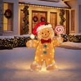 thumbnail image 1 of Member's Mark 4.5' Pre-Lit Twinkling Gingerbread Man, 1 of 5