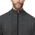 thumbnail image 4 of Dockers Men's Full Zip Sweater, 4 of 13