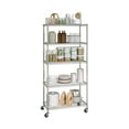 thumbnail image 10 of Seville Classics 5-Tier Steel Wire Shelving, 36” W x 14” D x 75.5” H, 10 of 14